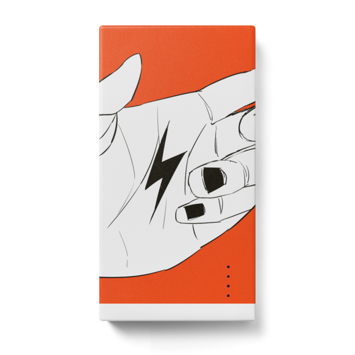 モバイルバッテリー - 123 x 65 (mm) クロ