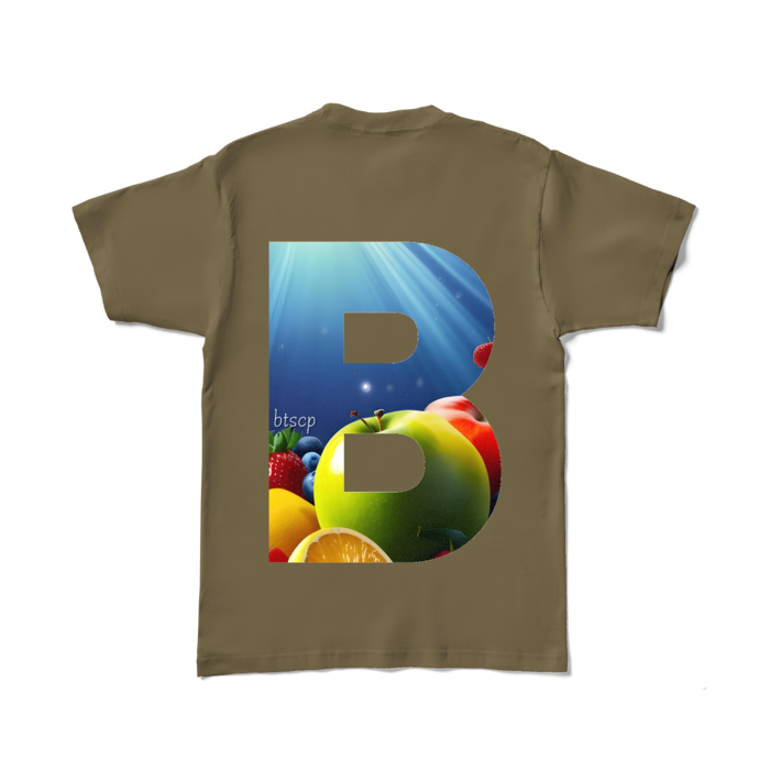 カラーTシャツ - L - オリーブ (濃色)