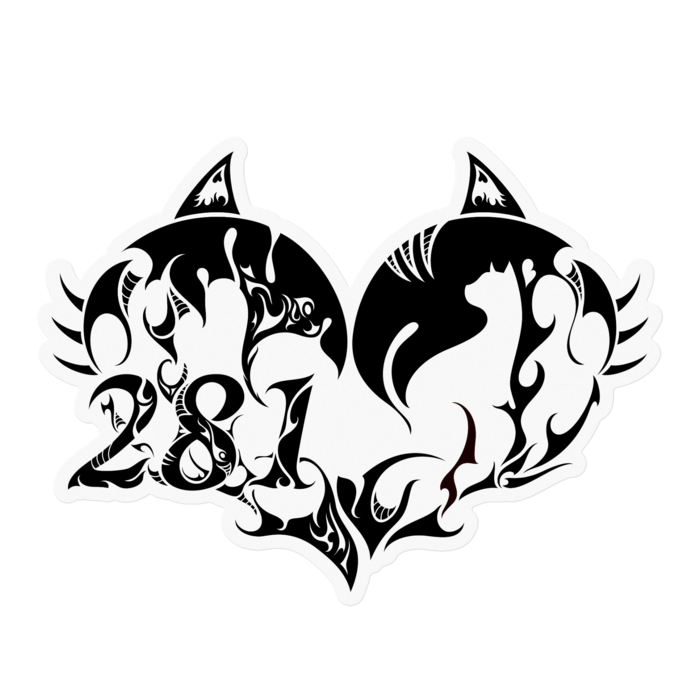 ステッカー - 100 x 100 (mm)