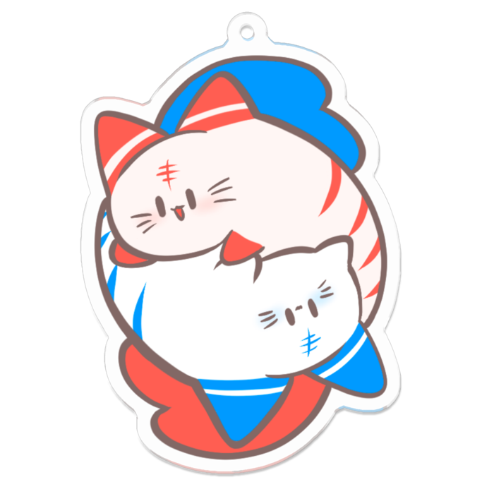 アクリルキーホルダー - 70 x 70 (mm)