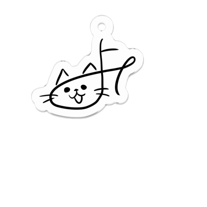 アクリルキーホルダー - 50 x 50 (mm)