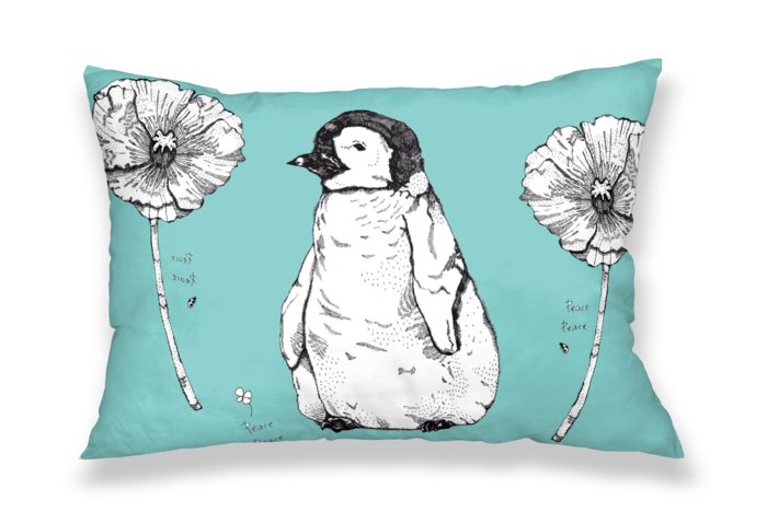 枕カバー - 43x63cm - 両面