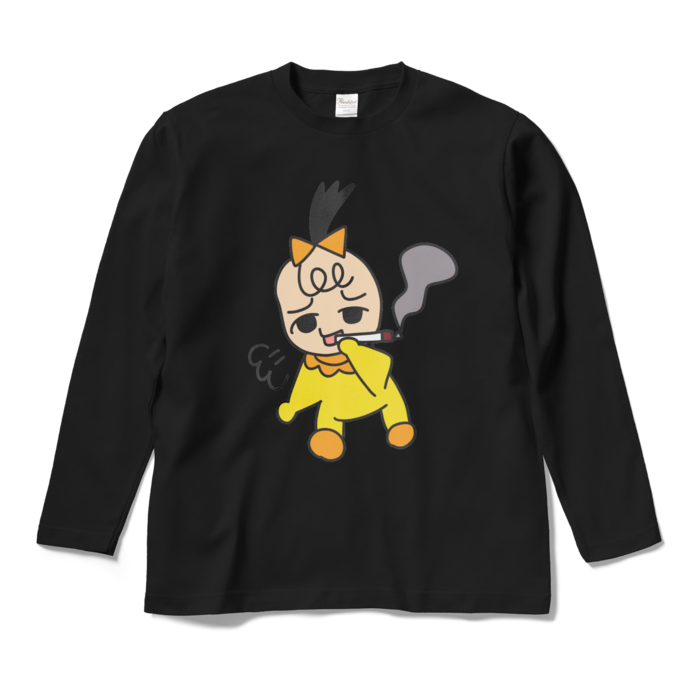 ロングスリーブTシャツ - M - ブラック