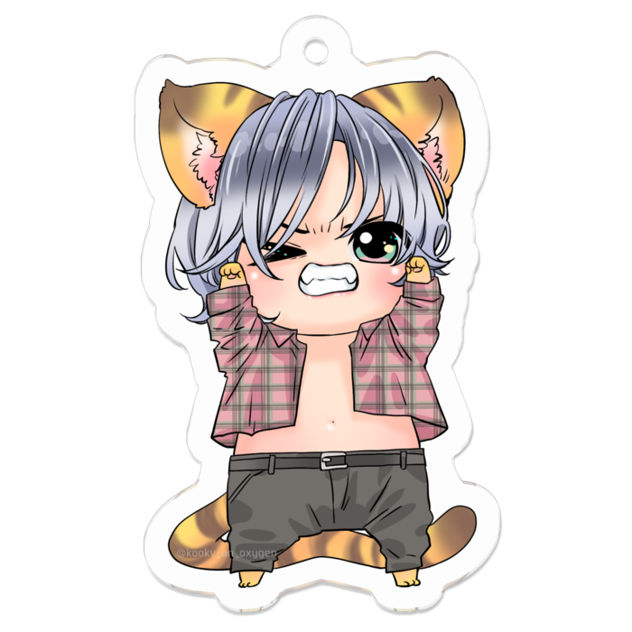 アクリルキーホルダー - 50 x 50 (mm)