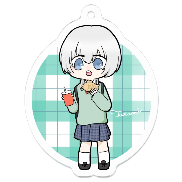 アクリルキーホルダー - 50 x 50 (mm)