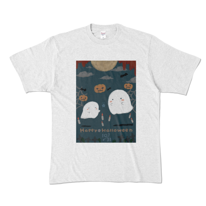 カラーTシャツ - XL - アッシュ (淡色)
