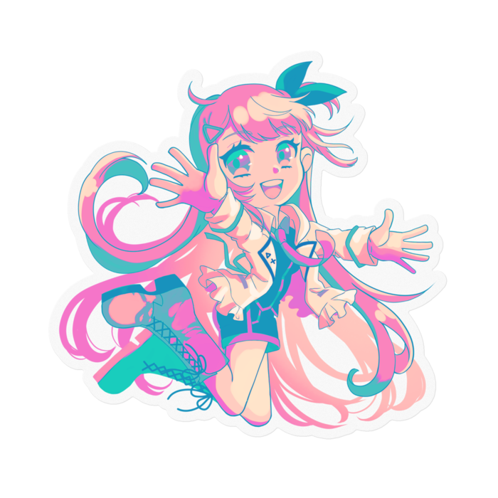 ステッカー - 100 x 100 (mm) - クリア