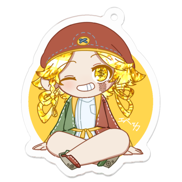 アクリルキーホルダー - 50 x 50 (mm)