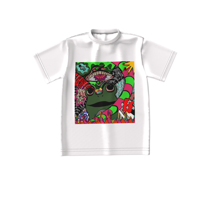 ビッグシルエットTシャツ(白) - S - 正面