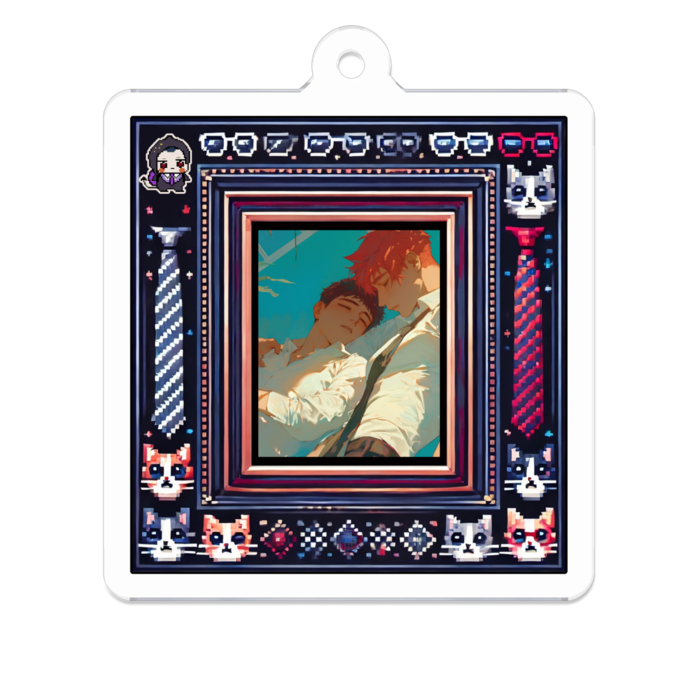 アクリルキーホルダー - 50 x 50 (mm)