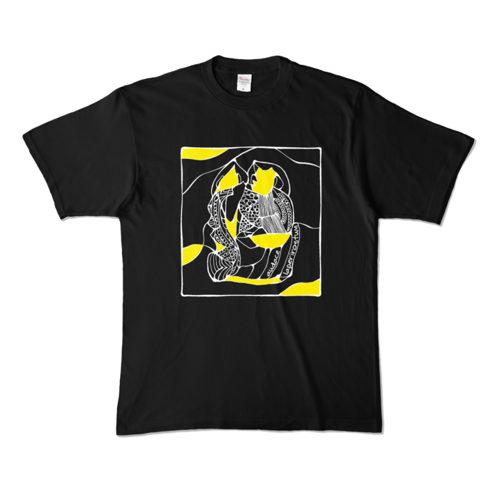 カラーTシャツ - XL - ブラック (濃色)