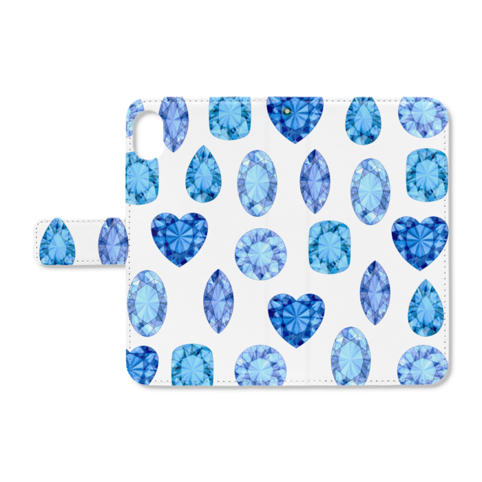 手帳型iPhoneケース - iPhone XR - ストラップ穴 あり