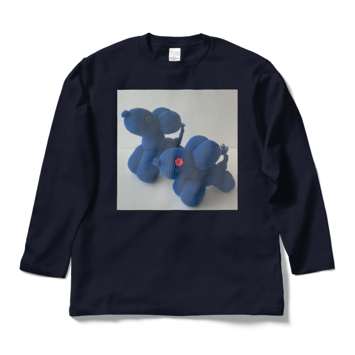 ロングスリーブTシャツ - L - ネイビー