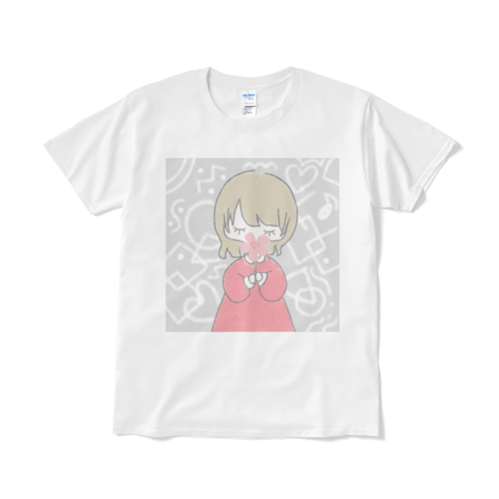 Pray girl Tシャツ - L - ホワイト
