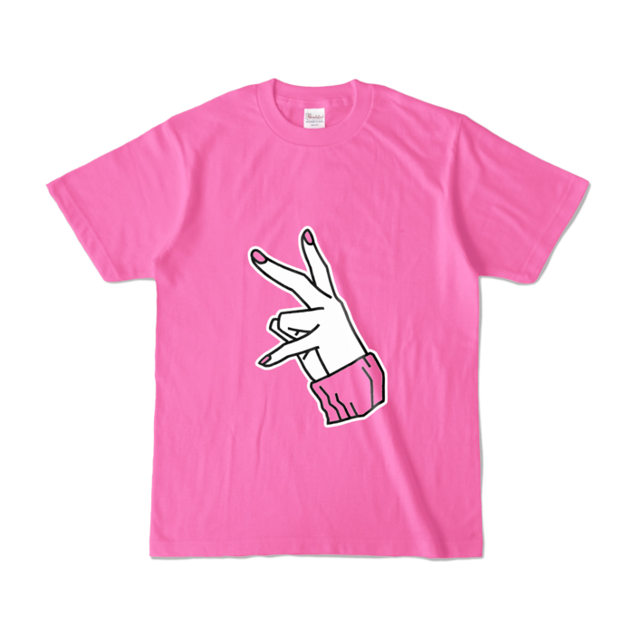 カラーTシャツ - S - ピンク (濃色)