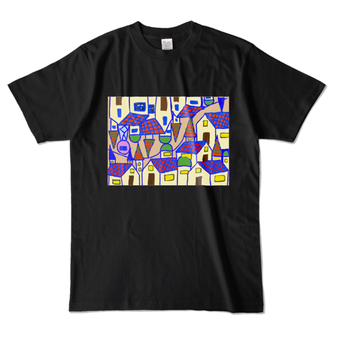 カラーTシャツ - L - ブラック (濃色)