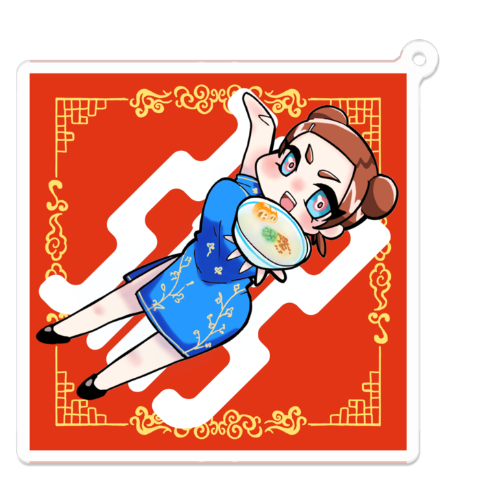 アクリルキーホルダー - 70 x 70 (mm)