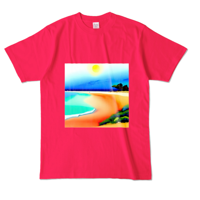 カラーTシャツ - L - ホットピンク (濃色)