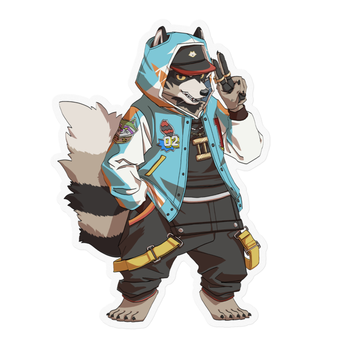 ステッカー - 透明の縁