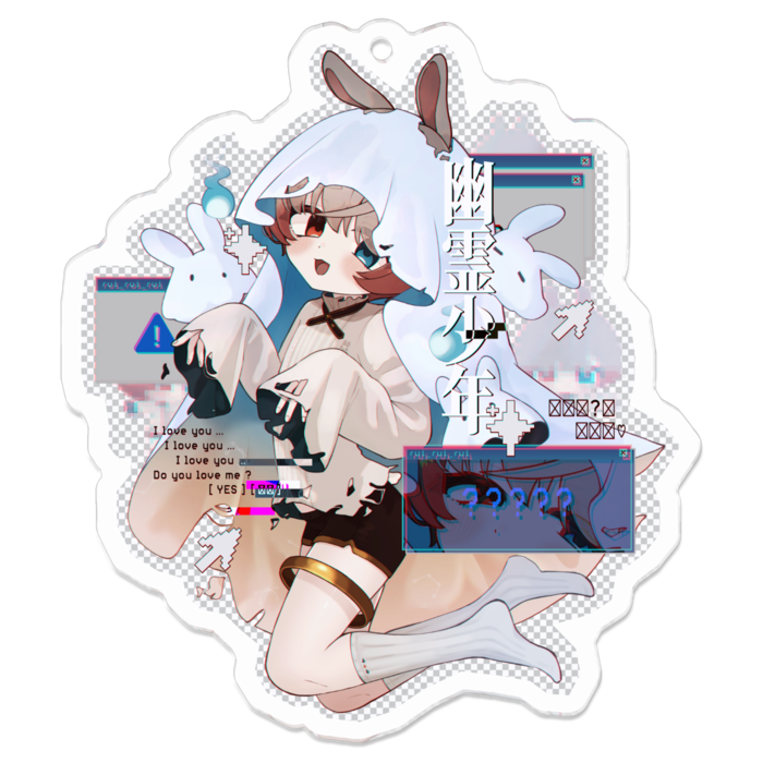 アクリルキーホルダー - 70 x 70 (mm)