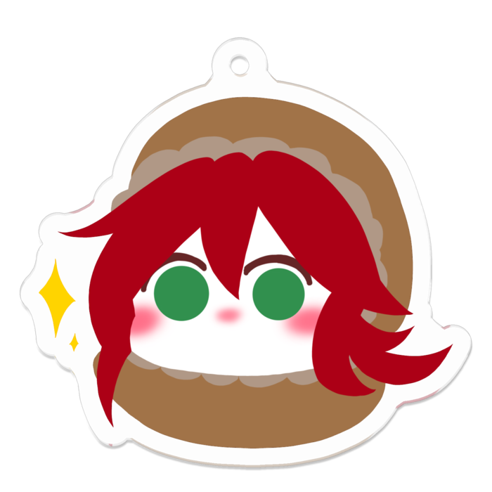 アクリルキーホルダー - 50 x 50 (mm)