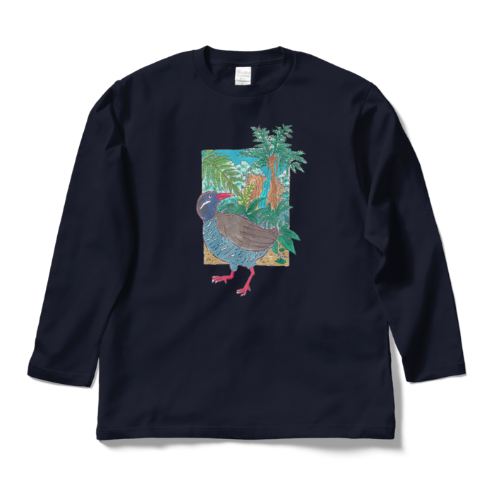 ロングスリーブTシャツ - L - ネイビー