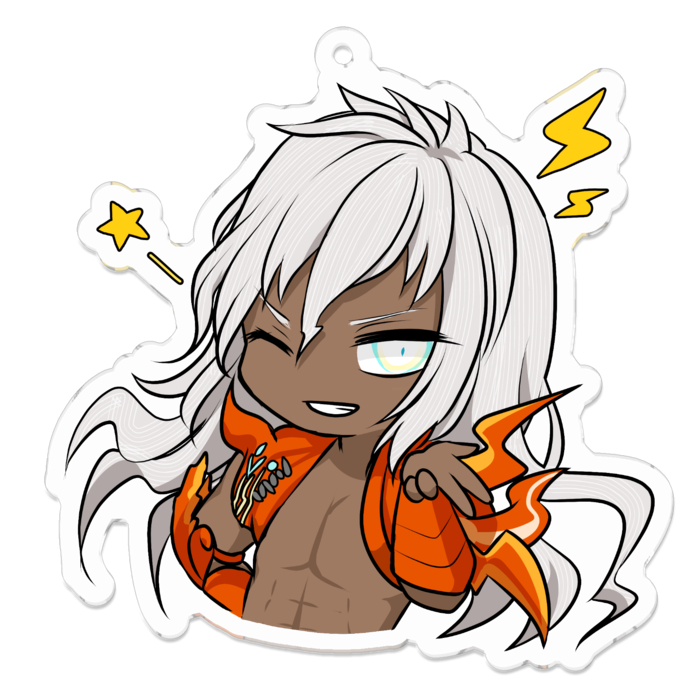 アクリルキーホルダー - 70 x 70 (mm)