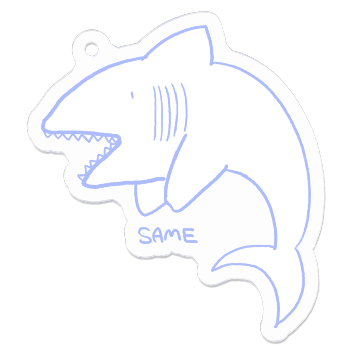 アクリルキーホルダー - 50 x 50 (mm)