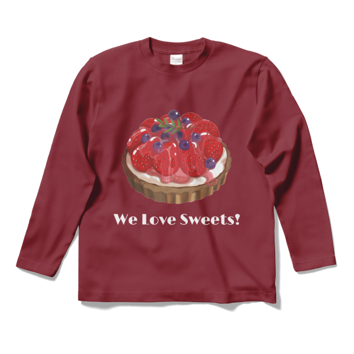 ロングスリーブTシャツ - S - バーガンディ