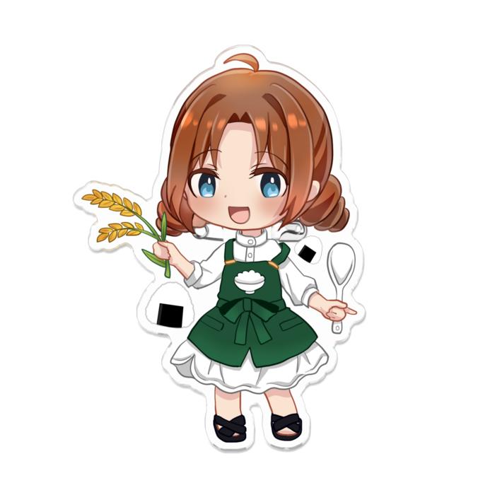 アクリルバッジ - 100 x 100 (mm)