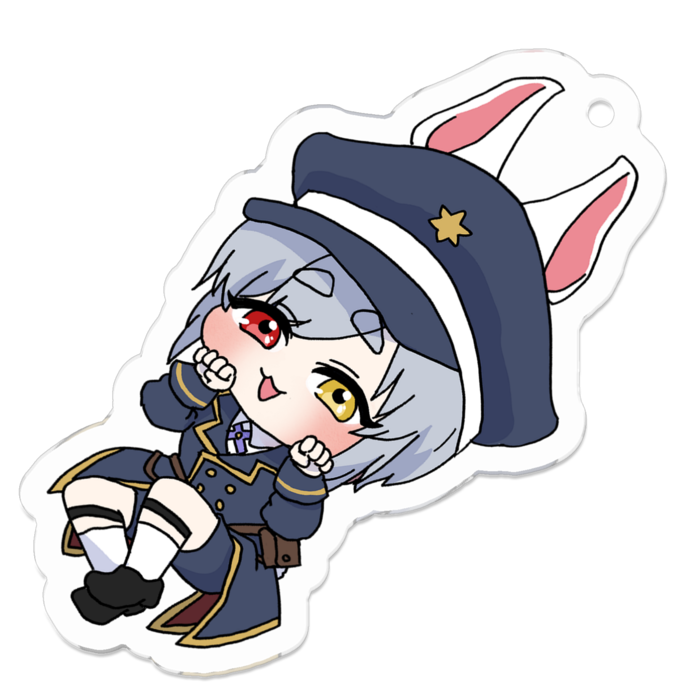 アクリルキーホルダー - 50 x 50 (mm)