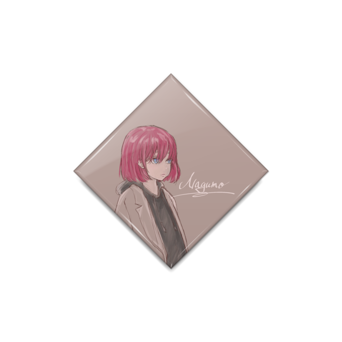 缶バッジ - ひし形40mm