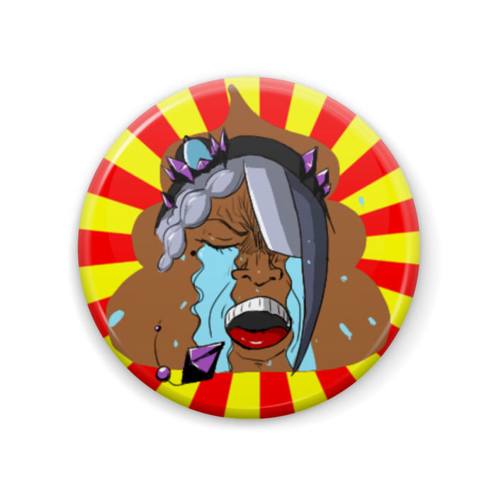 うんち缶バッジ - L