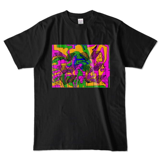 カラーTシャツ - L - ブラック (濃色)