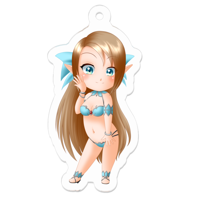 アクリルキーホルダー - 50 x 50 (mm)