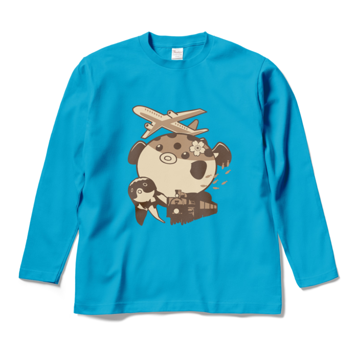 ロングスリーブTシャツ - M - ターコイズ
