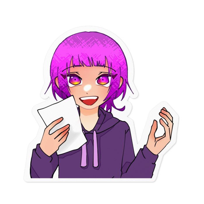 ステッカー - 100 x 100 (mm)