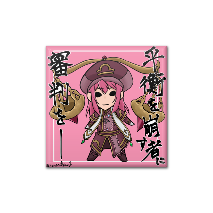 缶バッジ - 四角形40mm