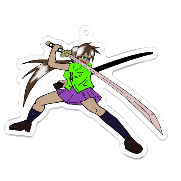 アクリルキーホルダー - 70 x 70 (mm)