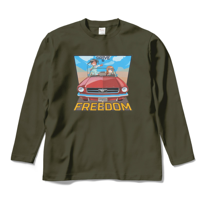 ロングスリーブTシャツ - M - アーミーグリーン