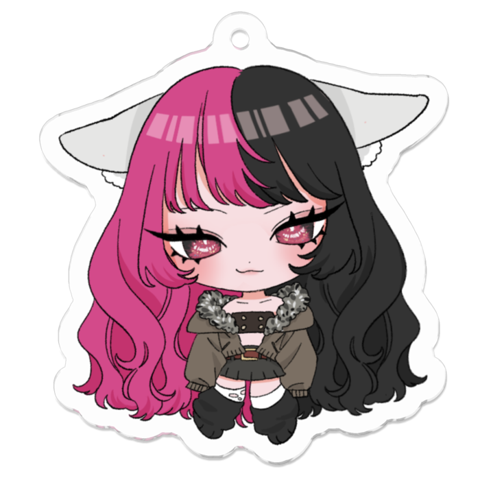 アクリルキーホルダー - 50 x 50 (mm)