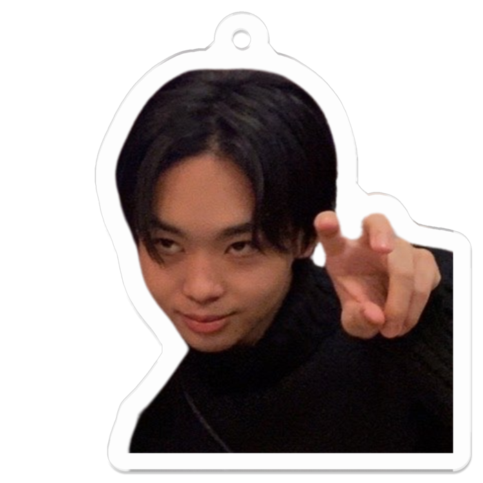 アクリルキーホルダー - 50 x 50 (mm)