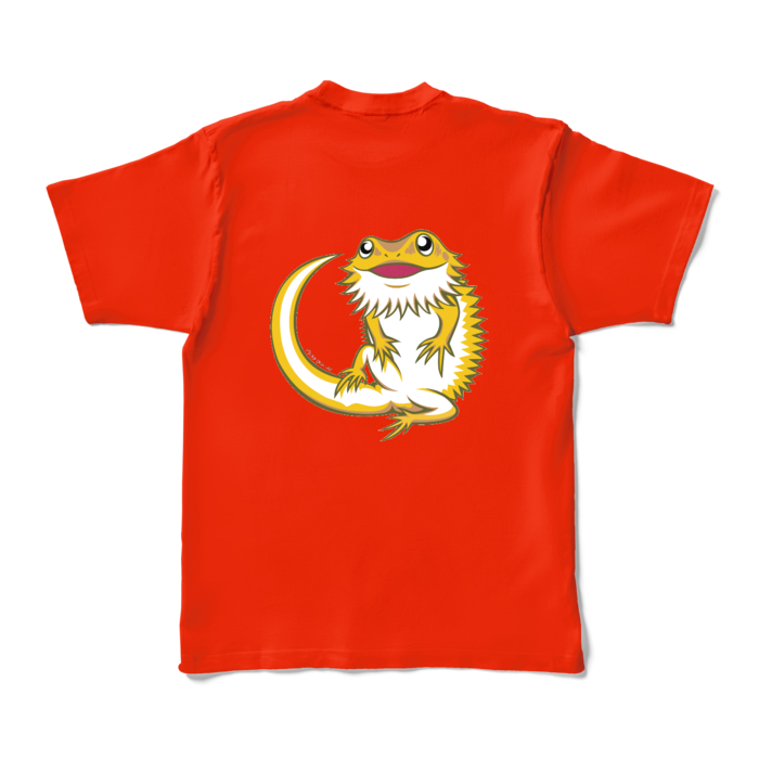 カラーTシャツ - XL - レッド (濃色)