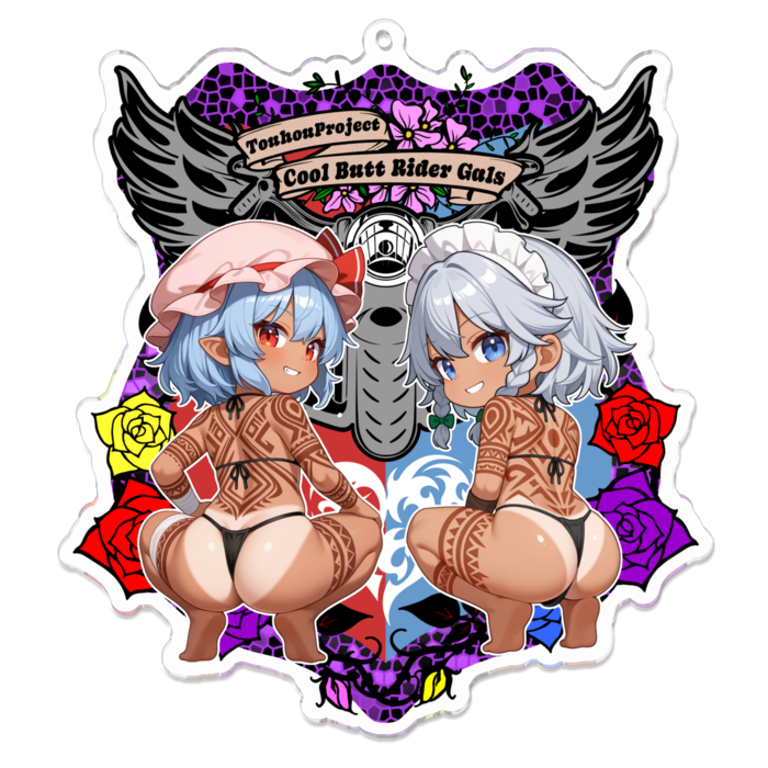 アクリルキーホルダー - 100 x 100 (mm)
