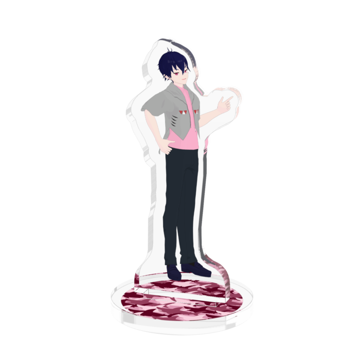 指ぱっちんガルくん - 50x50mm