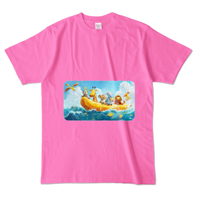 カラーTシャツ - L - ピンク (濃色)