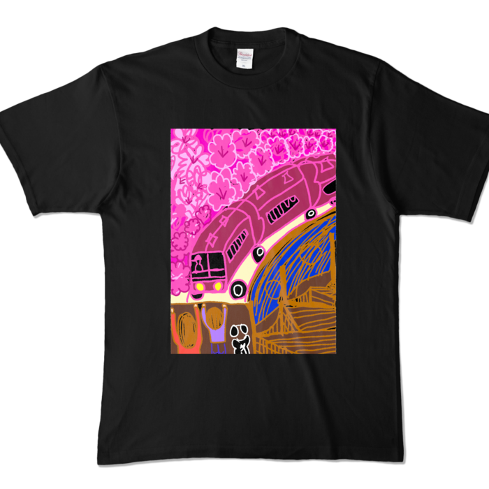 カラーTシャツ - XL - ブラック (濃色)