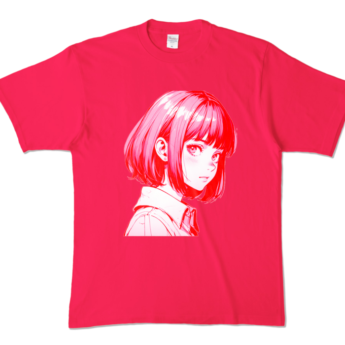 カラーTシャツ - XL - ホットピンク (濃色)