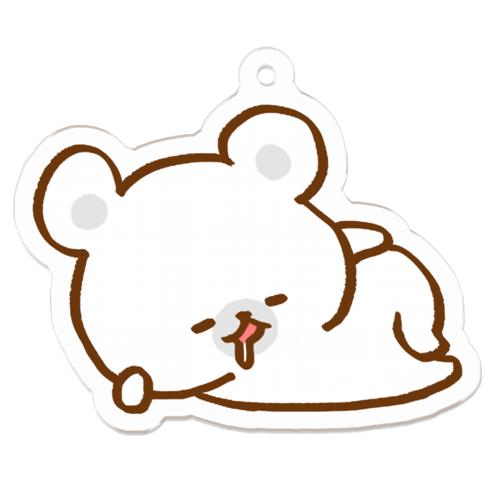 アクリルキーホルダー - 50 x 50 (mm)