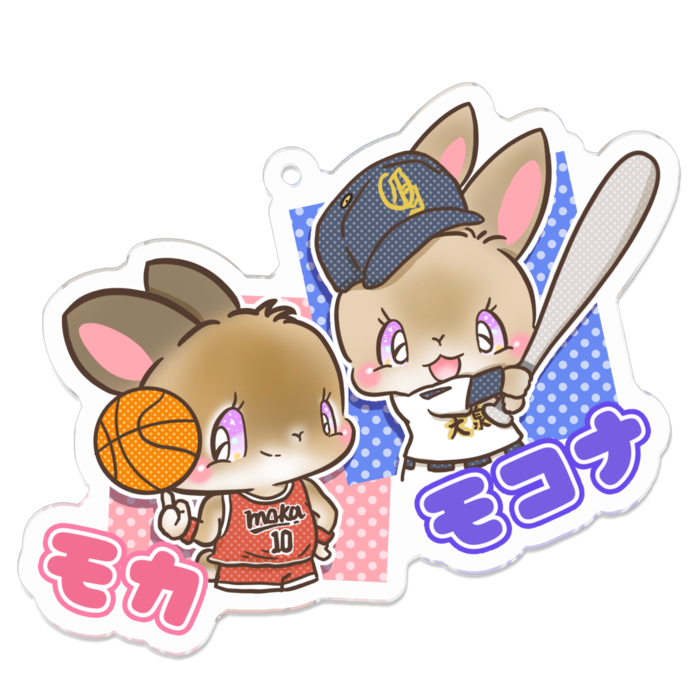 アクリルキーホルダー - 70 x 70 (mm)